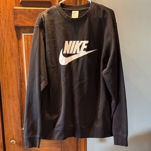 Nike Black and White Logo Sweatshirt